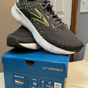 Mens Brooks Glycerin 20 Size 12 Medium Brand New (Retail $160)